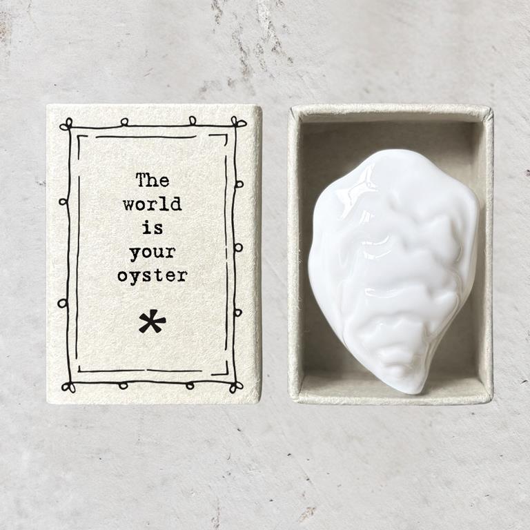 East of India Matchbox Memento - Oyster