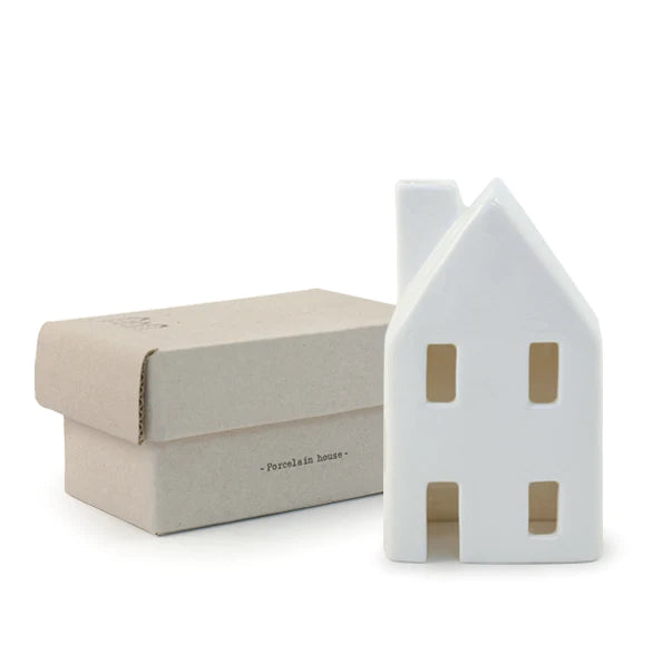 East of India Porcelain Tea Light Houses