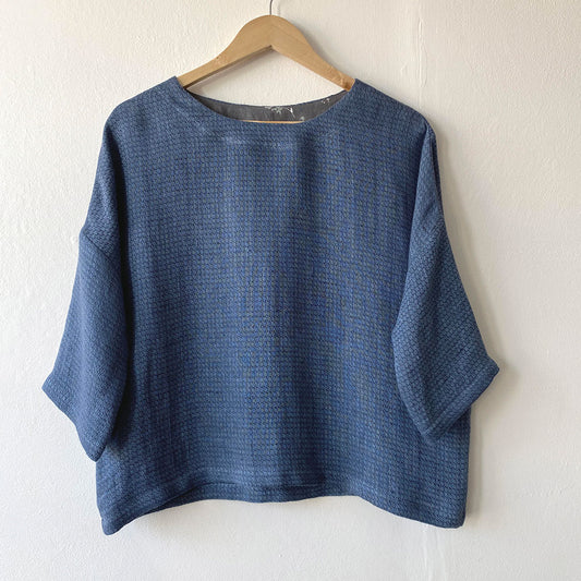 Mim Clarkson Boxy Top - Linen in 3 colours