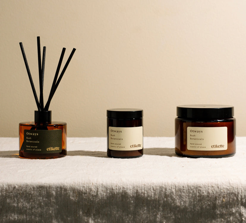 Etikette Candles Otways