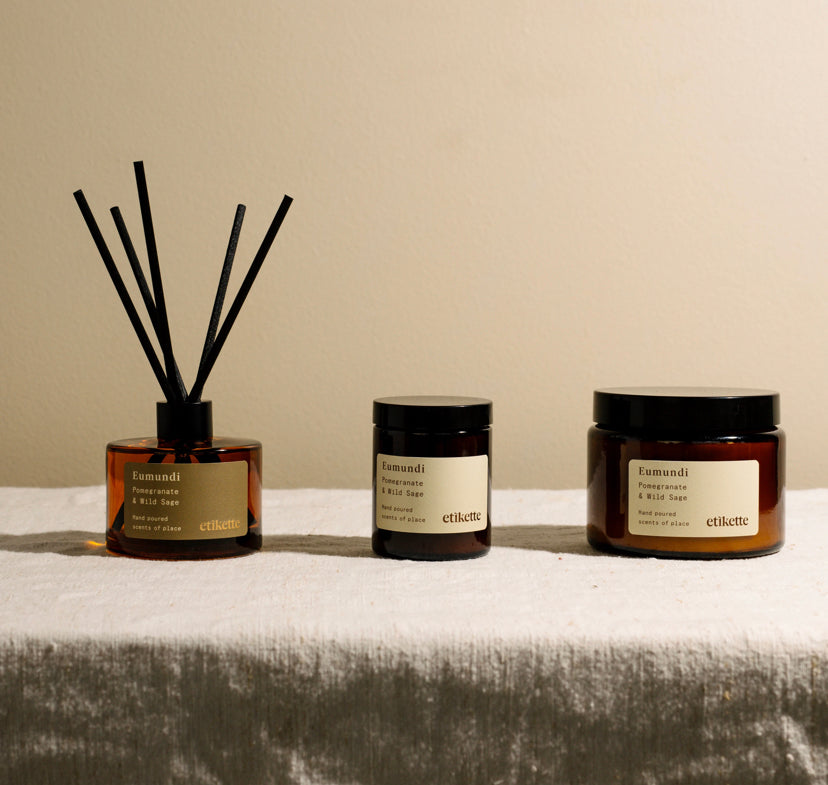 Etikette Candles Eumundi