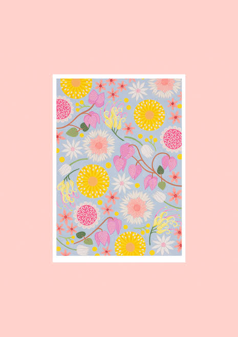 Claire Ishino Wildflower Moorland Numbered Print A4