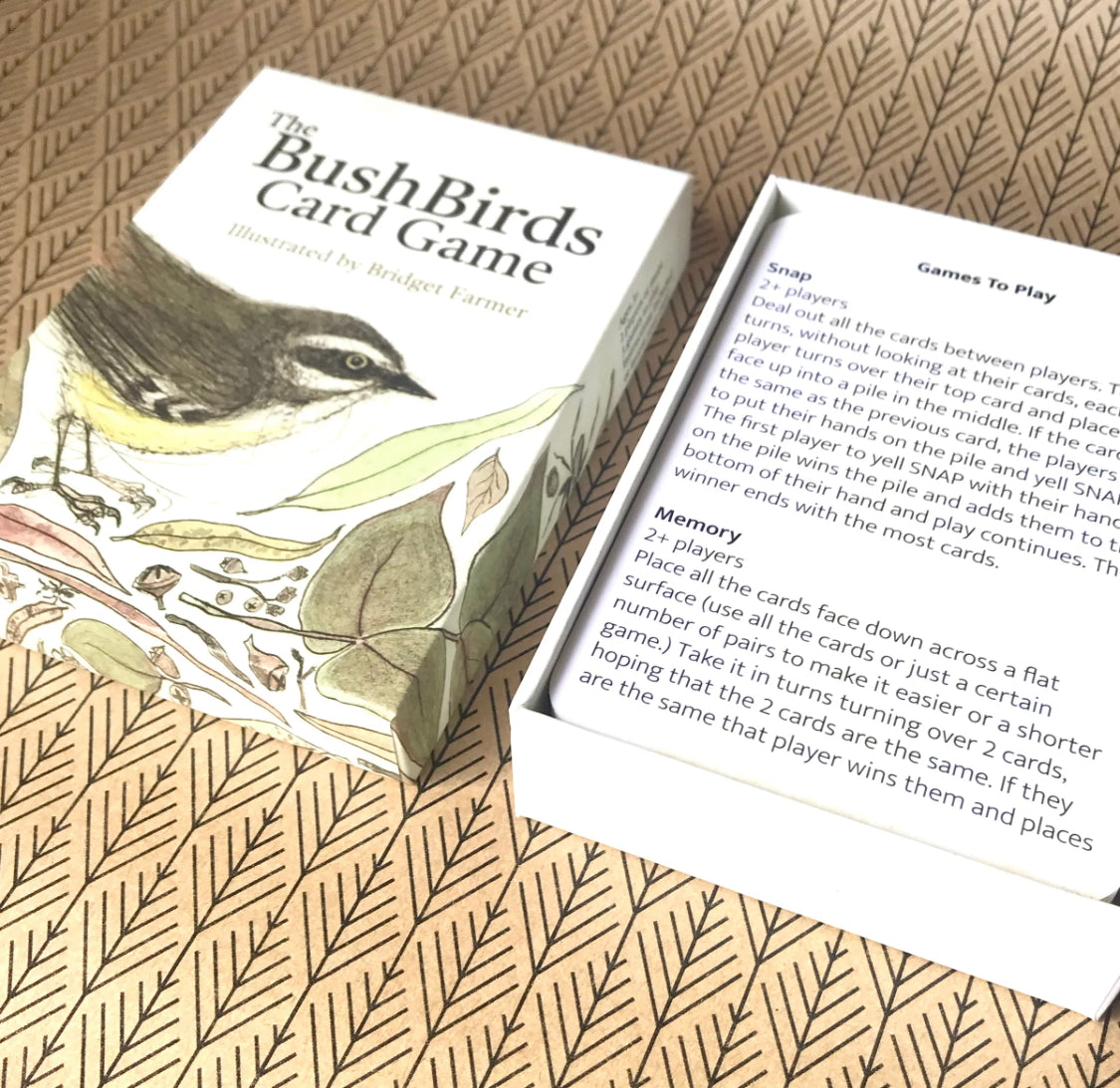 Bridget Farmer Bush Birds Card Game