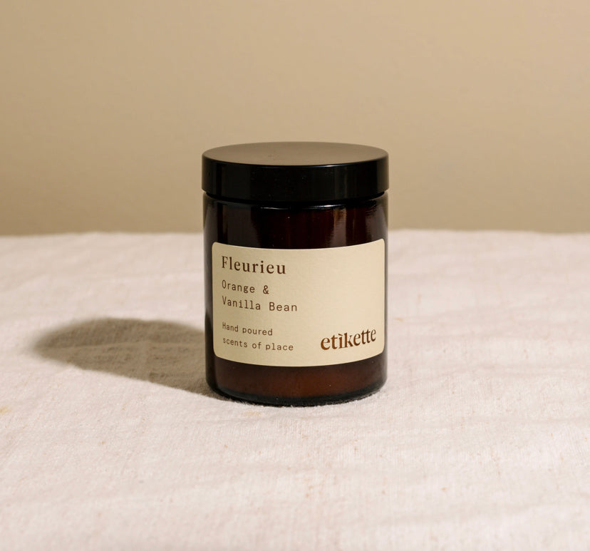 Etikette Candles Fleurieu