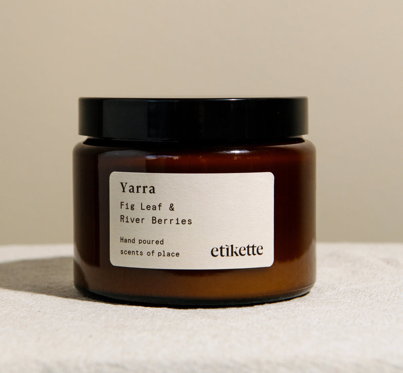 Etikette Candles Yarra