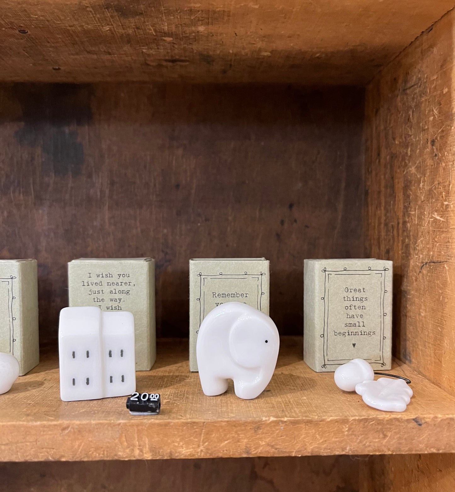 East of India Matchbox Mementos - Thinking Of You Flower