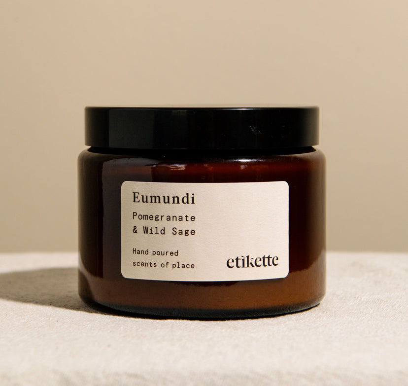 Etikette Candles Eumundi