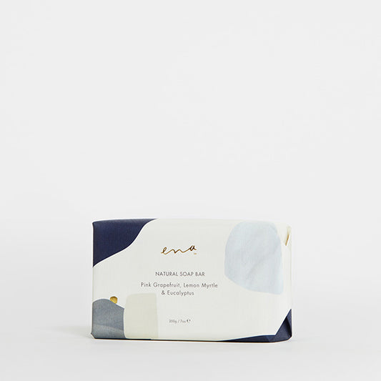 Ena Natural Soap Bar - Pink Grapefruit, Lemon Myrtle & Eucalyptus