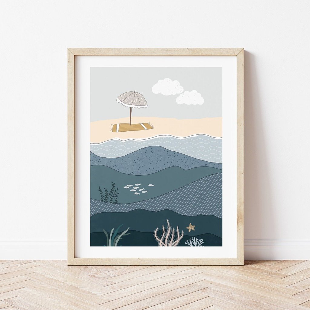 In the Daylight Beach Print