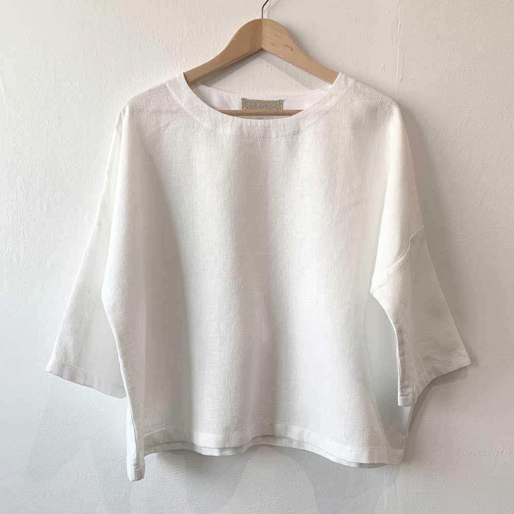 Mim Clarkson Boxy Top - Linen in 3 colours