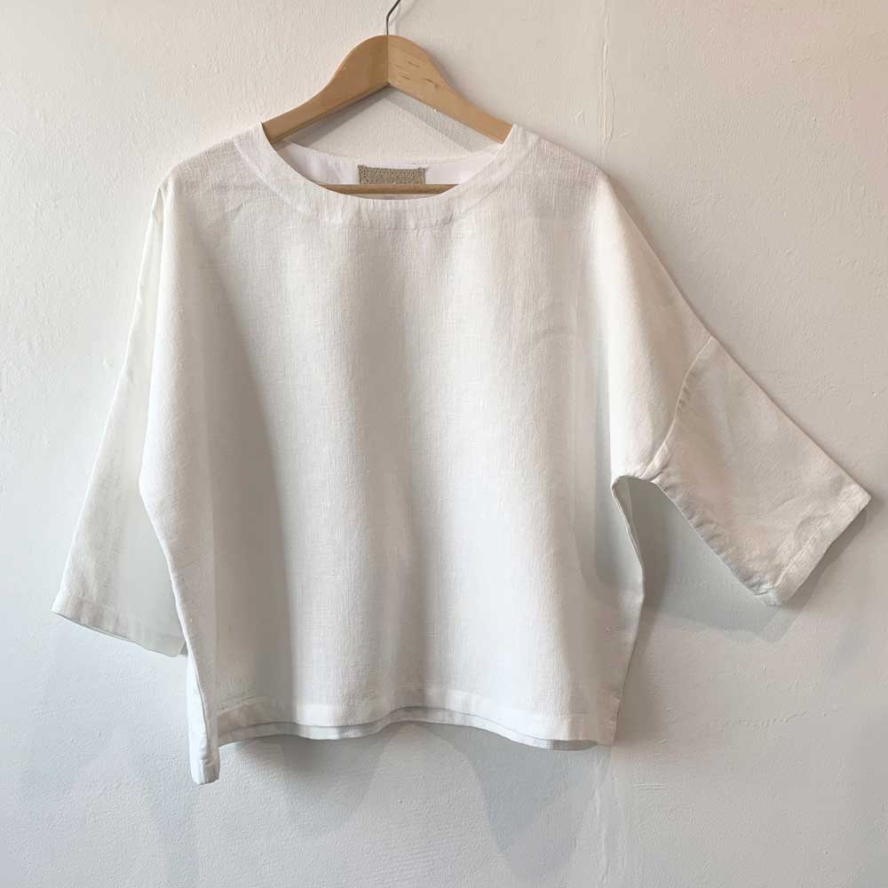 Mim Clarkson Boxy Top - Linen in 3 colours