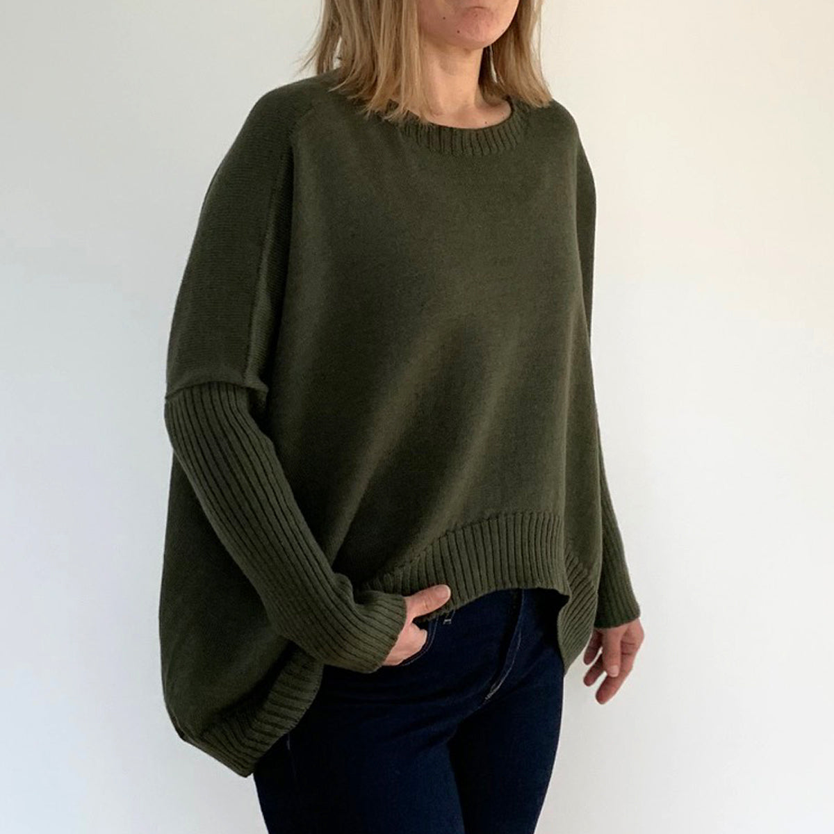 Australian Pure Merino Cropped Jumper