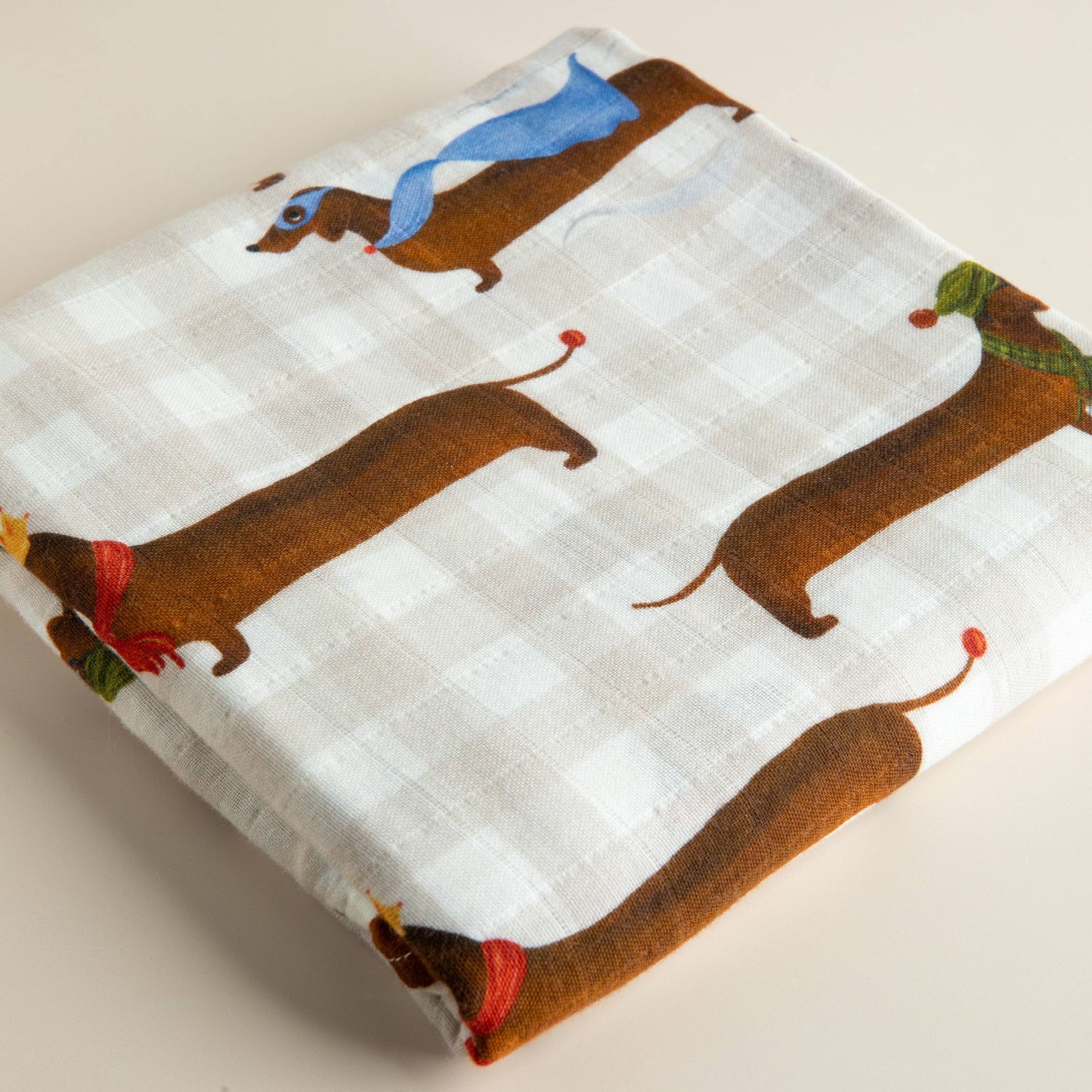 Silly Sausage Muslin Baby Swaddle
