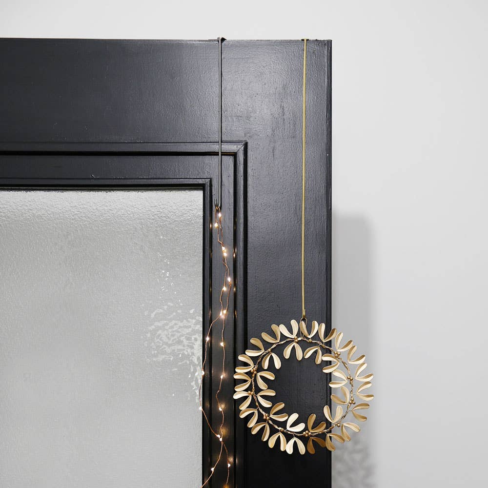 Brass Door Hook – No-Drill Hanger