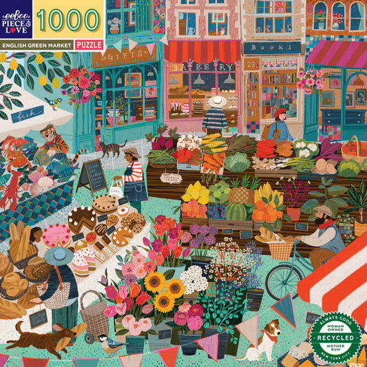 English Green Market - 1000 piece puzzle