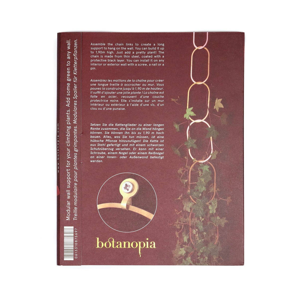 Gold Brass Chain - Plant Support For Climbing Plants
