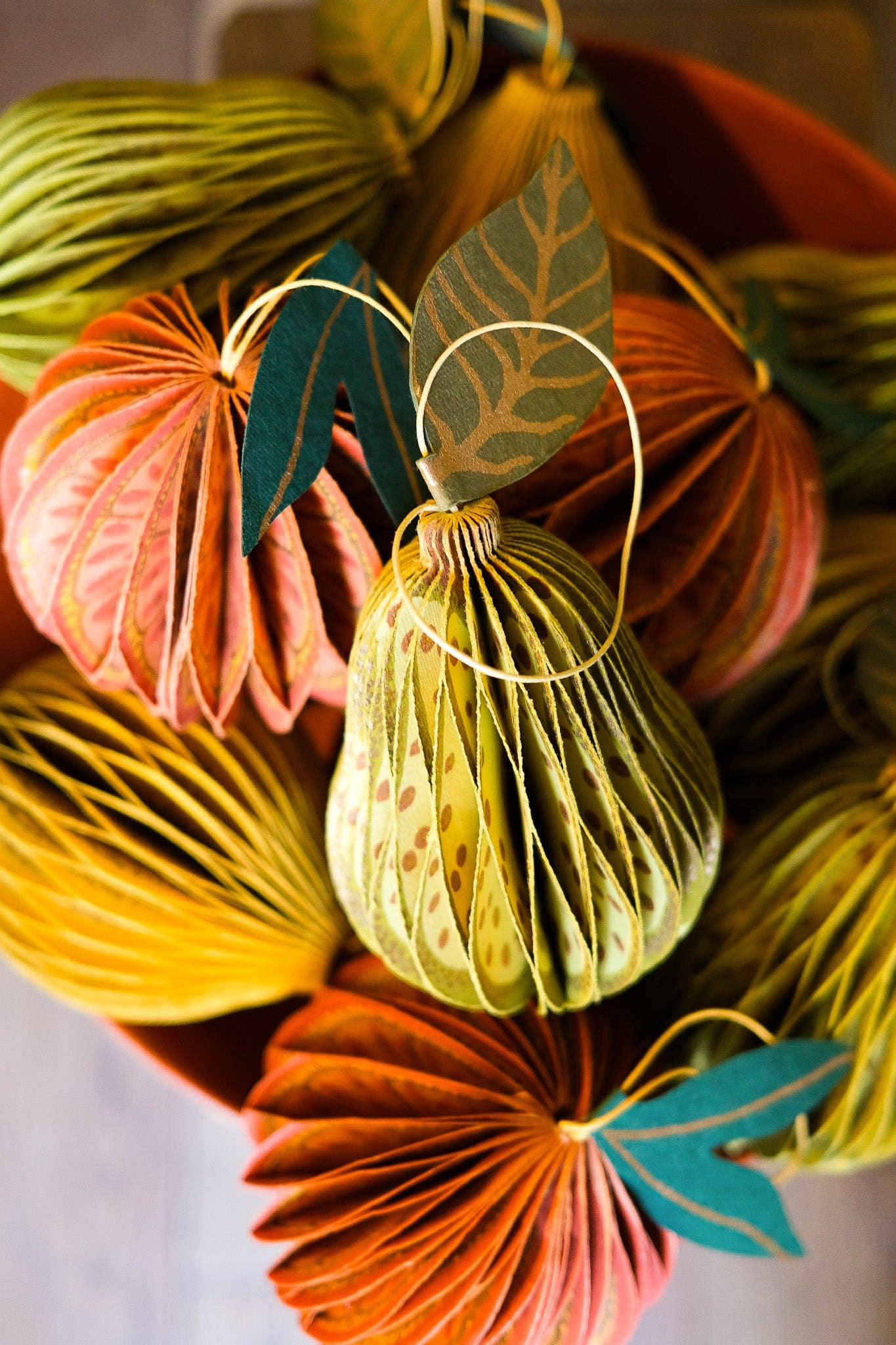 East End Press Pear Ornament