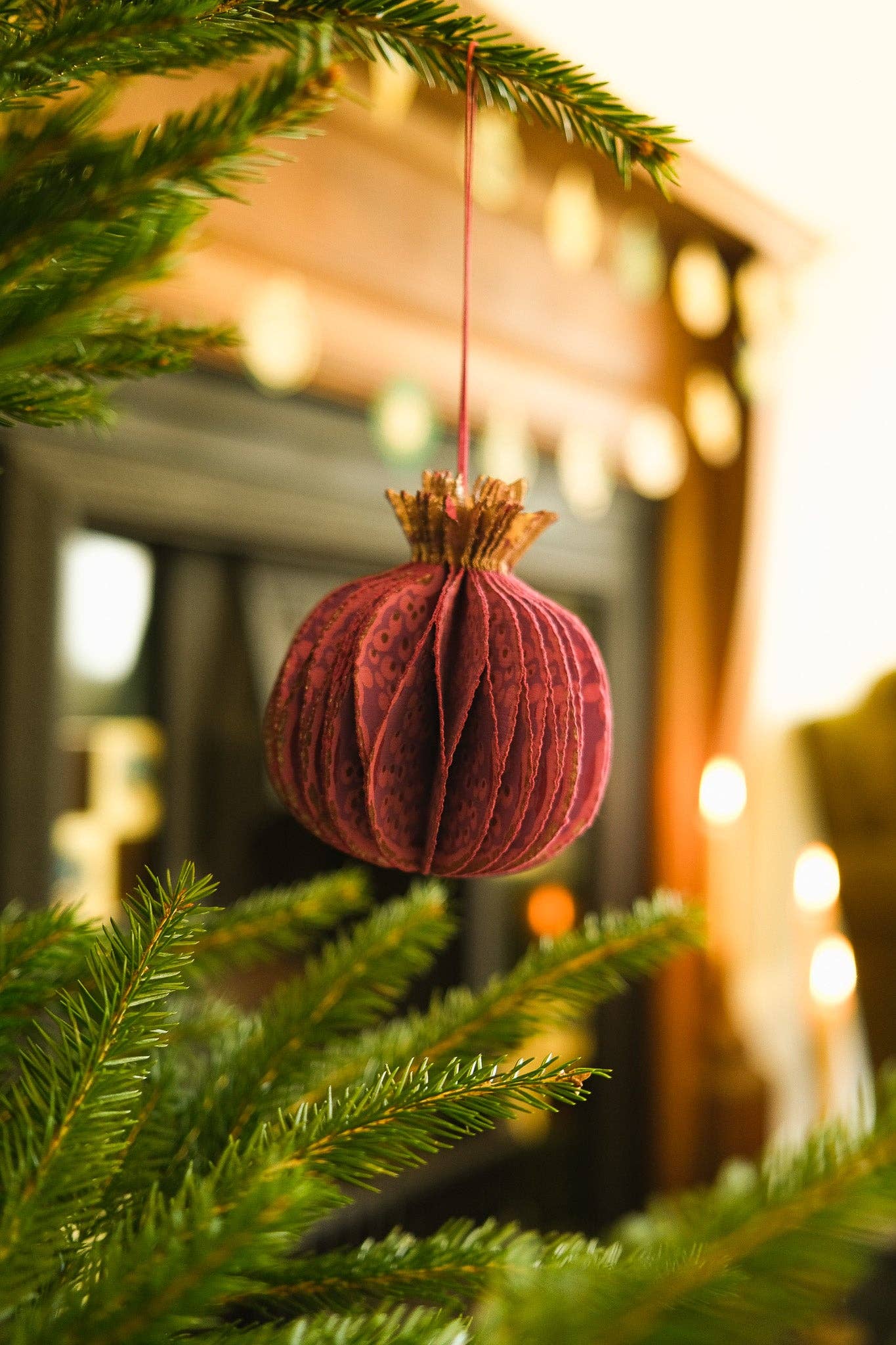 East End Press Pomegranate Ornament