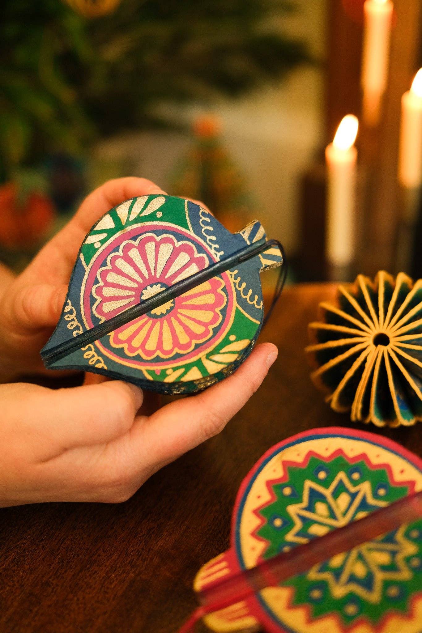 East End Press Blue Bauble Ornament