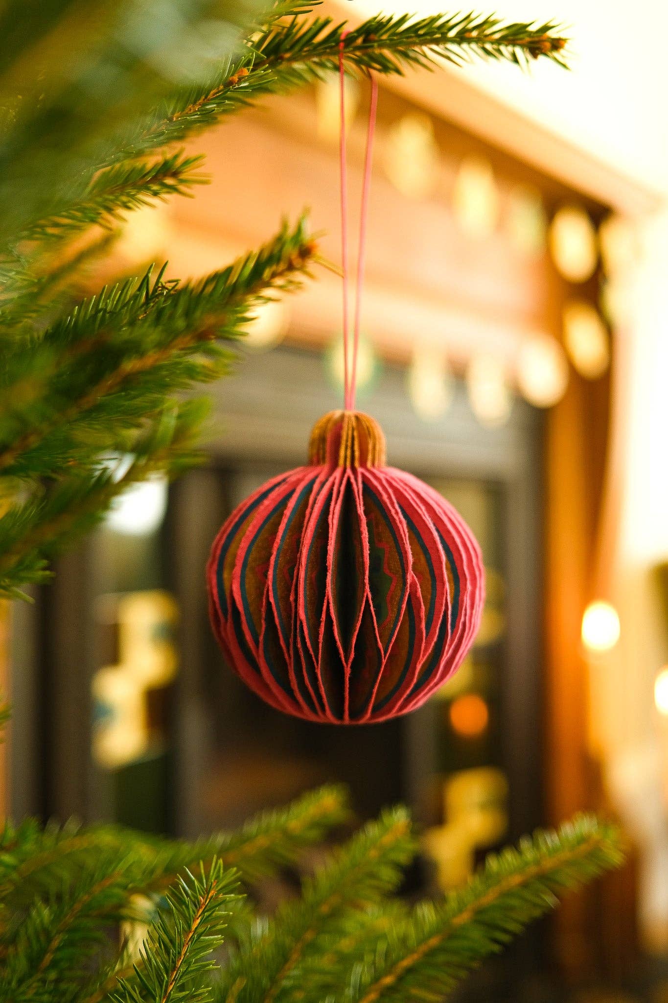 East End Press Pink Bauble Ornament