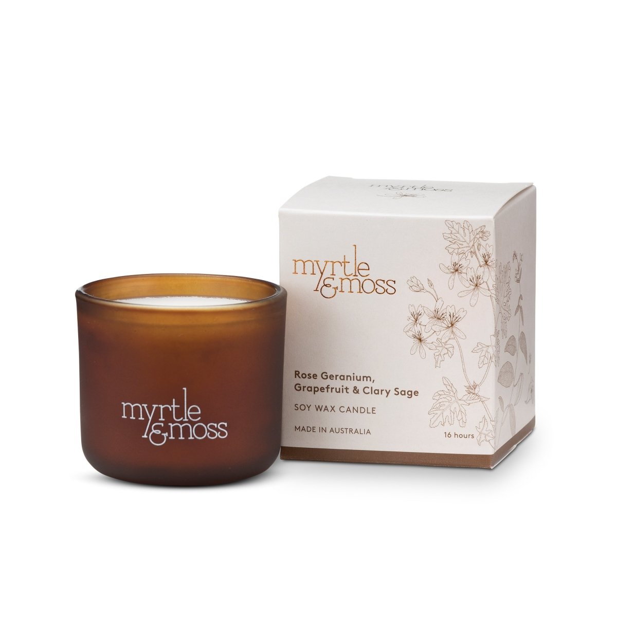 Myrtle and Moss Botanical Mini Candle