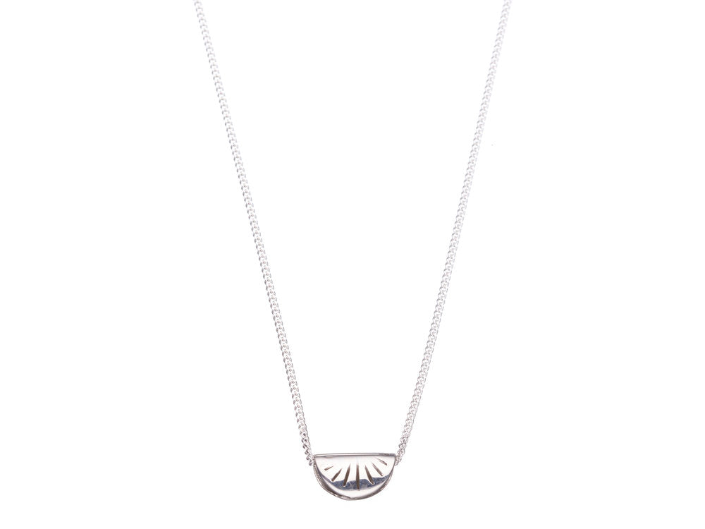 Shabana Jacobson Folded Sun Disc Necklace