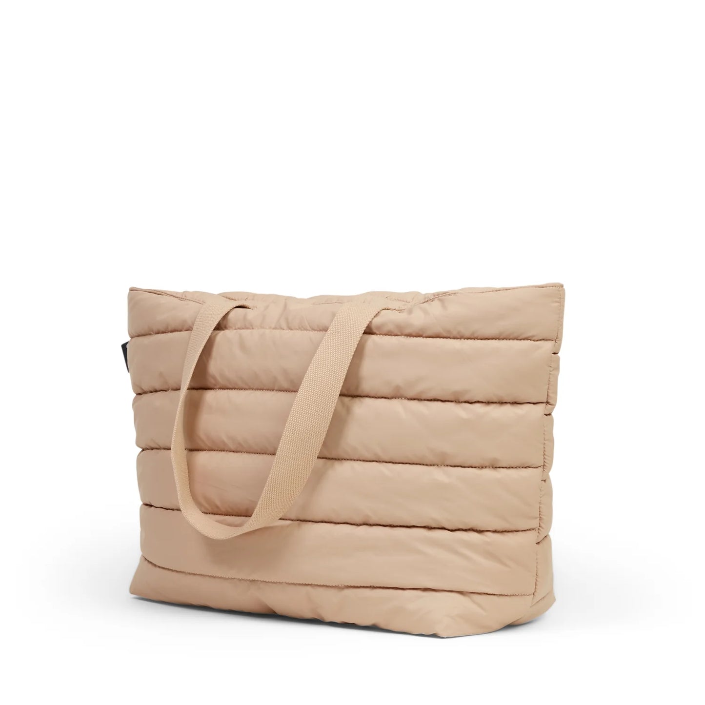 'Take It Base' Puffer Tote - Sand