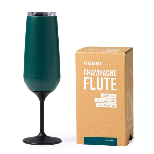 Huski Champagne Flute - Teal