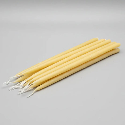 Beeswax 3hr Thin Taper candle - 25cm