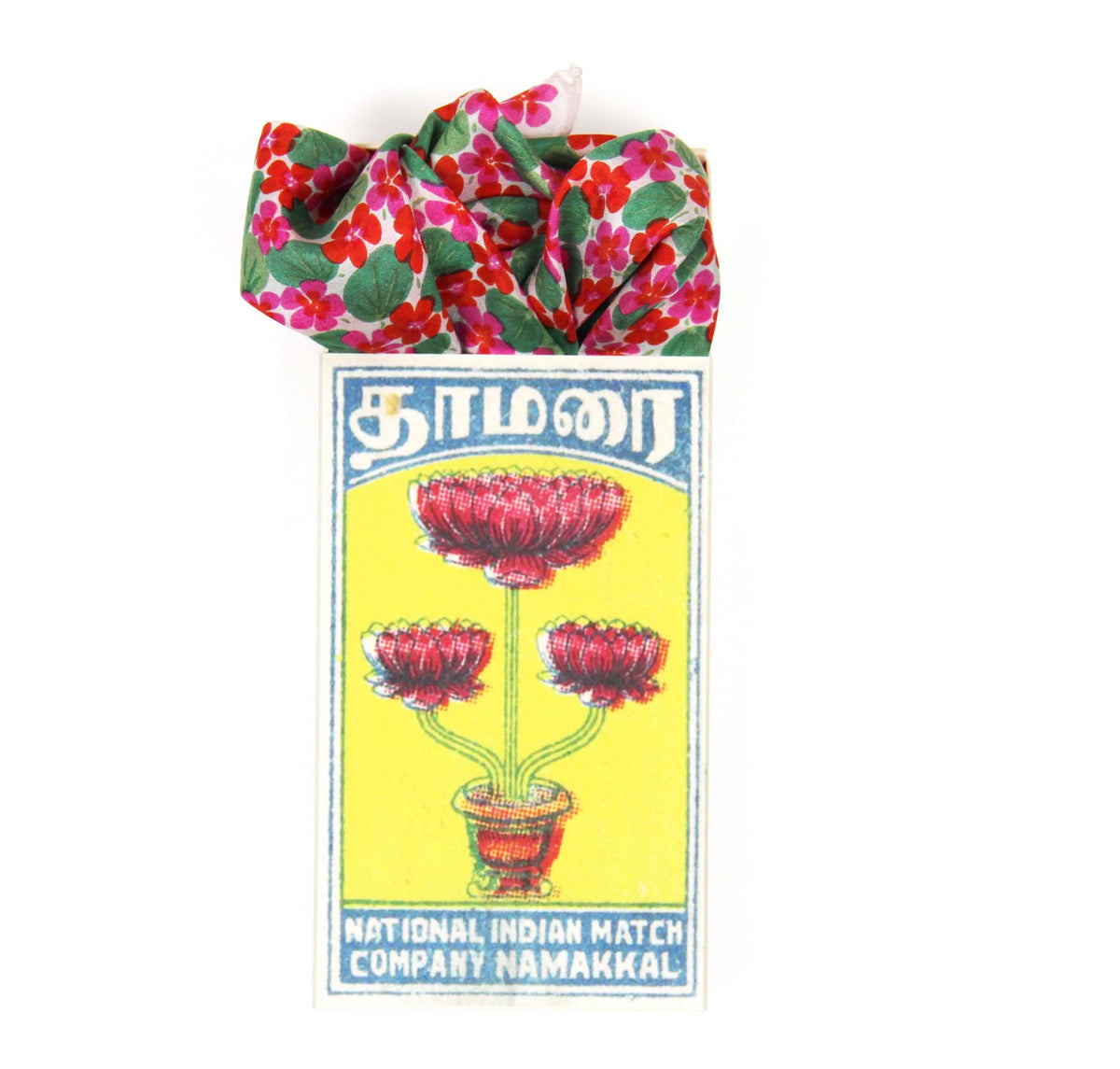 Square Silk Scarf - Capucine Fuchsia