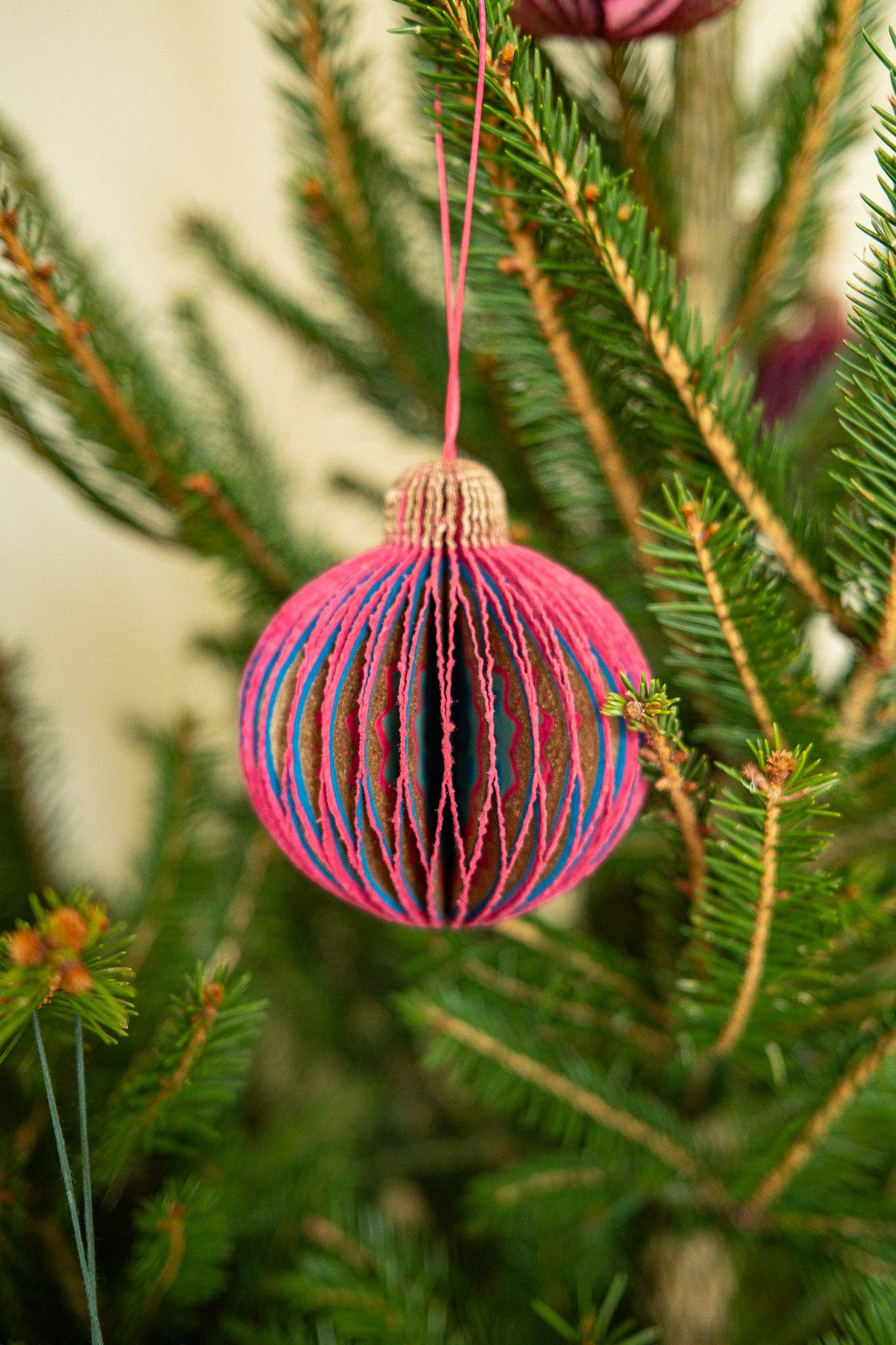 East End Press Pink Bauble Ornament