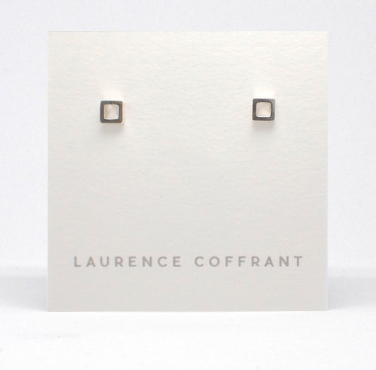 Laurence Coffrant Square Stud Earrings