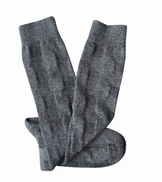 Tightology ‘Yayoi Charcoal’ Merino Wool Socks