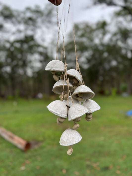 Ceramic Mushroom Bells: 1 Bell