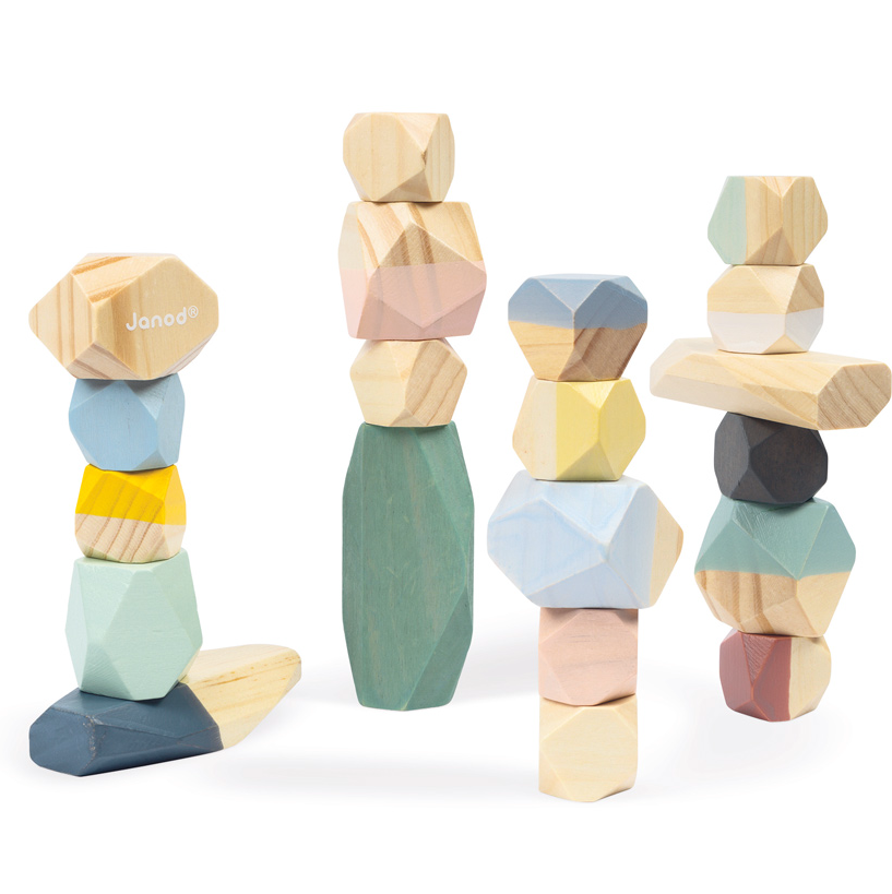 Janod Wooden stacking stones