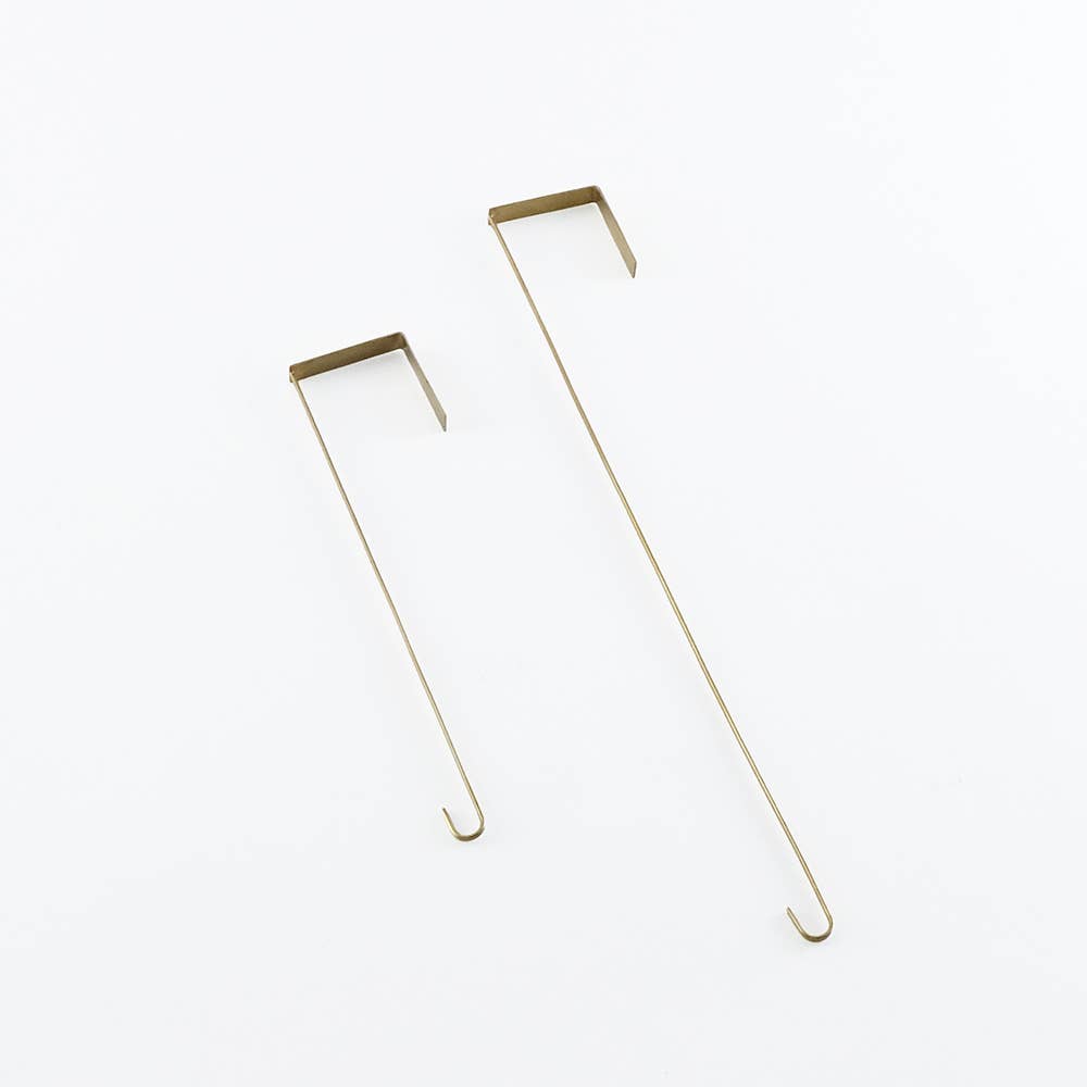 Brass Door Hook – No-Drill Hanger