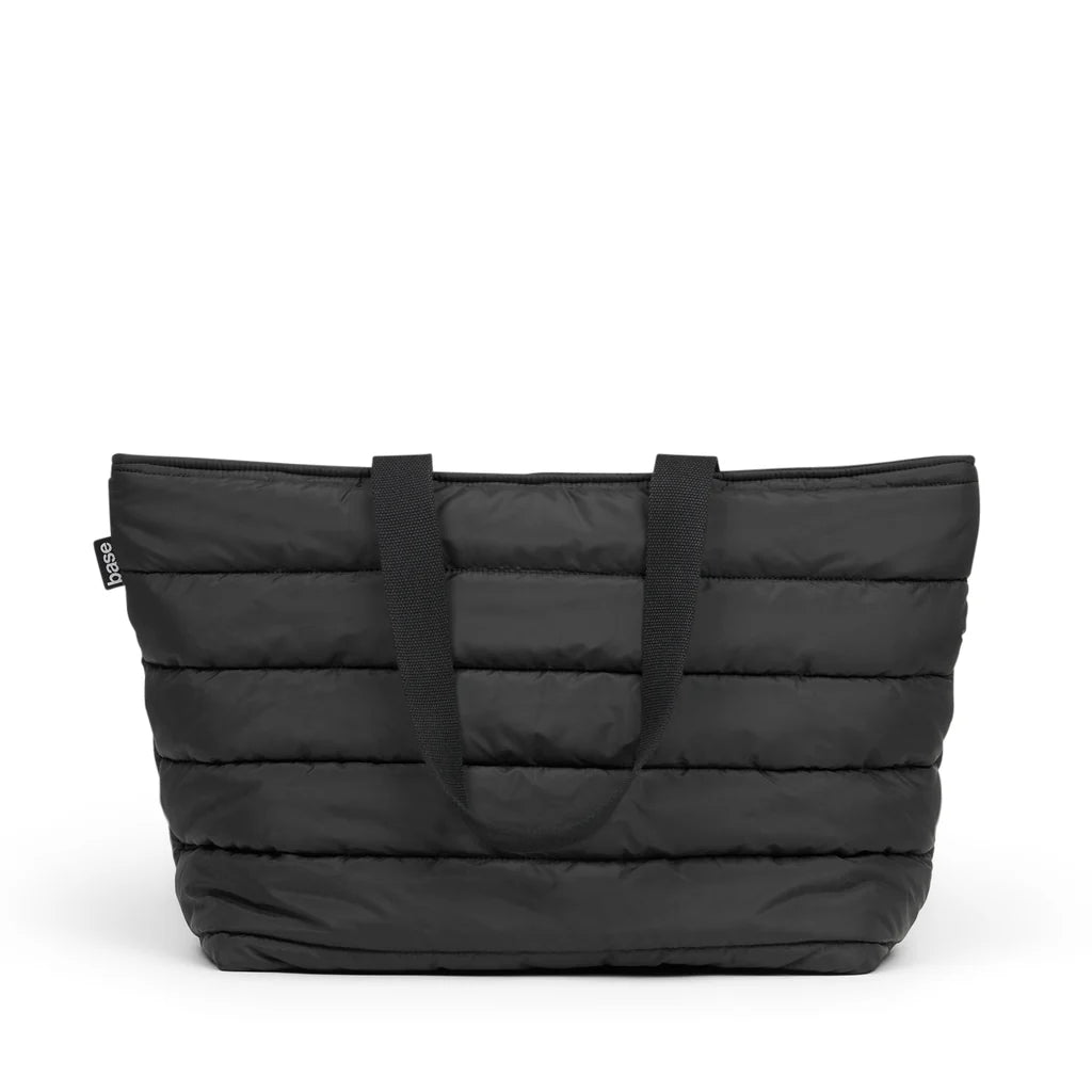 'Take It Base' Puffer Tote - Black