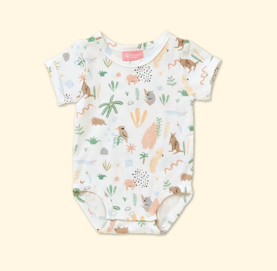 Halcyon Nights Outback Dreamers Short Sleeve Bodysuit