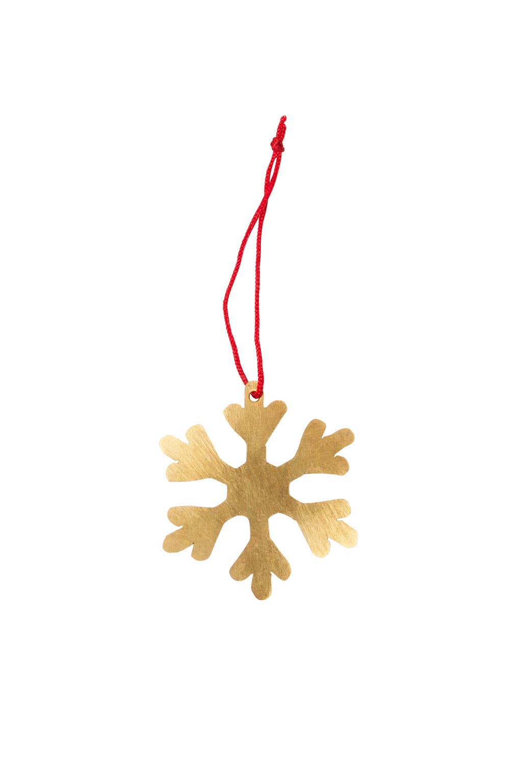 Brass Snow Flake Ornament