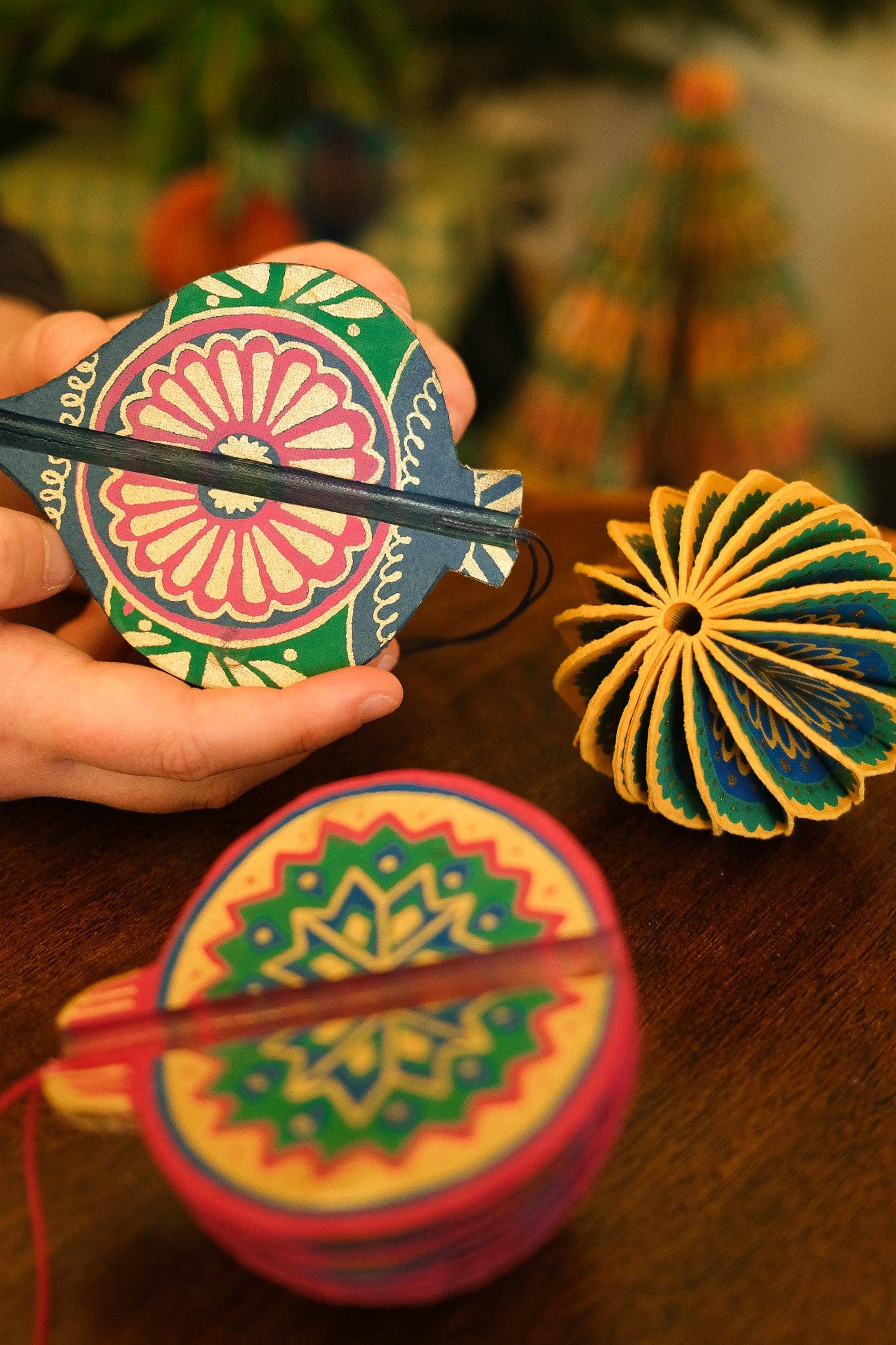 East End Press Blue Bauble Ornament