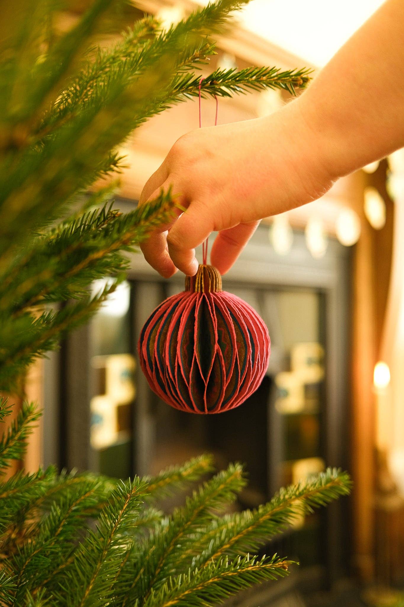 East End Press Pink Bauble Ornament