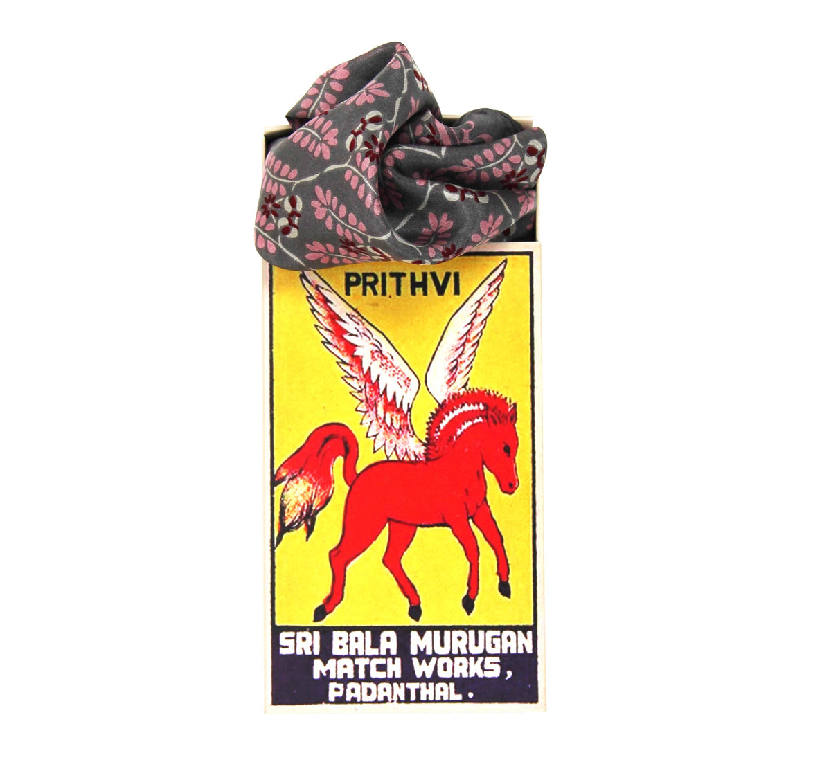 Square Silk Scarf - Albertine Brown