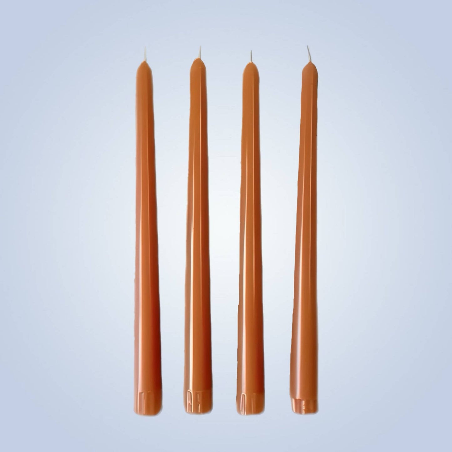 Coloured Beeswax Taper Candle | Coral Flare | 25cm