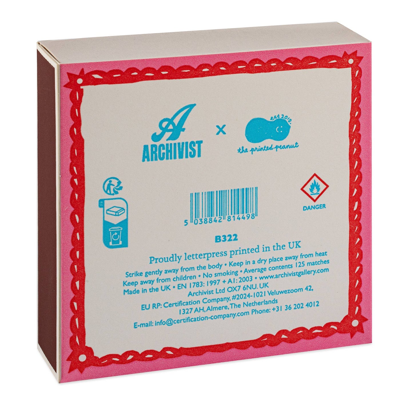 Burning Bright | Square - Safety Matches