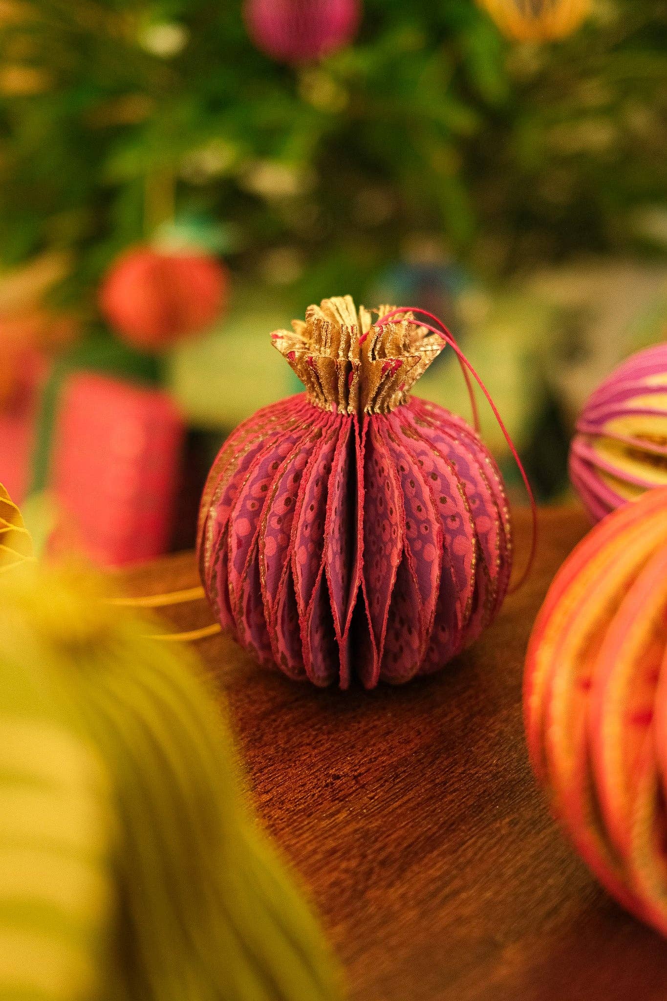 East End Press Pomegranate Ornament