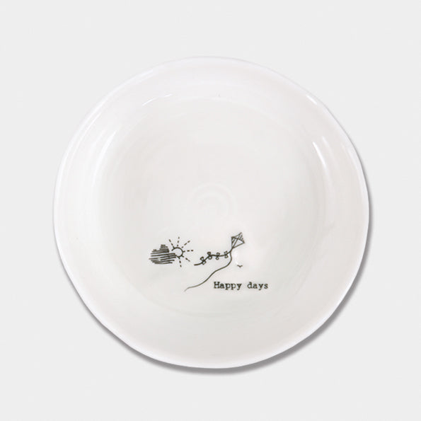 East of India 'Happy Days' trinket dish