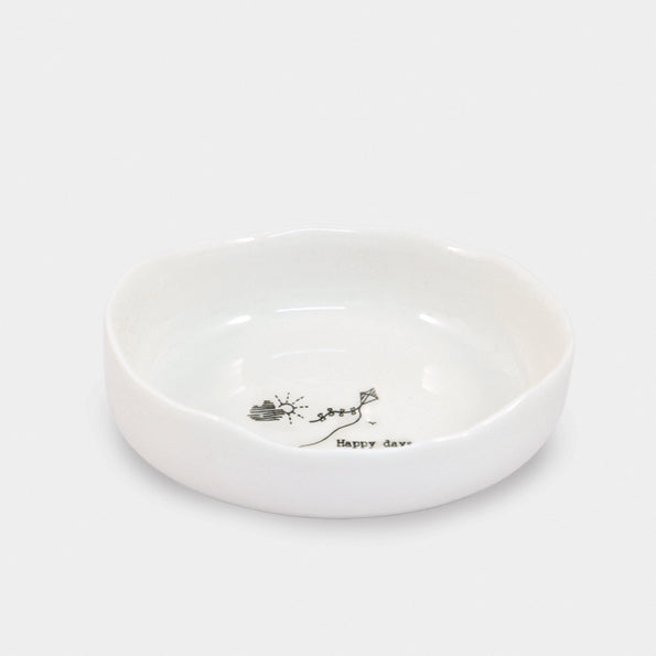 East of India 'Happy Days' trinket dish