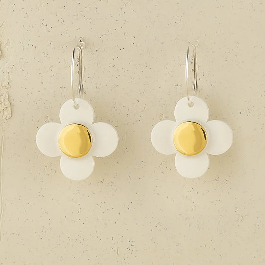 Erin Lightfoot - Flower Hoop Earring