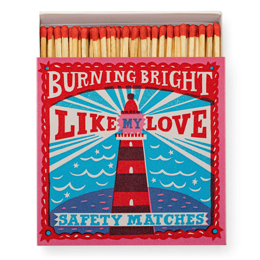 The Archivist's Gallery Luxury Matches - Burning Bright