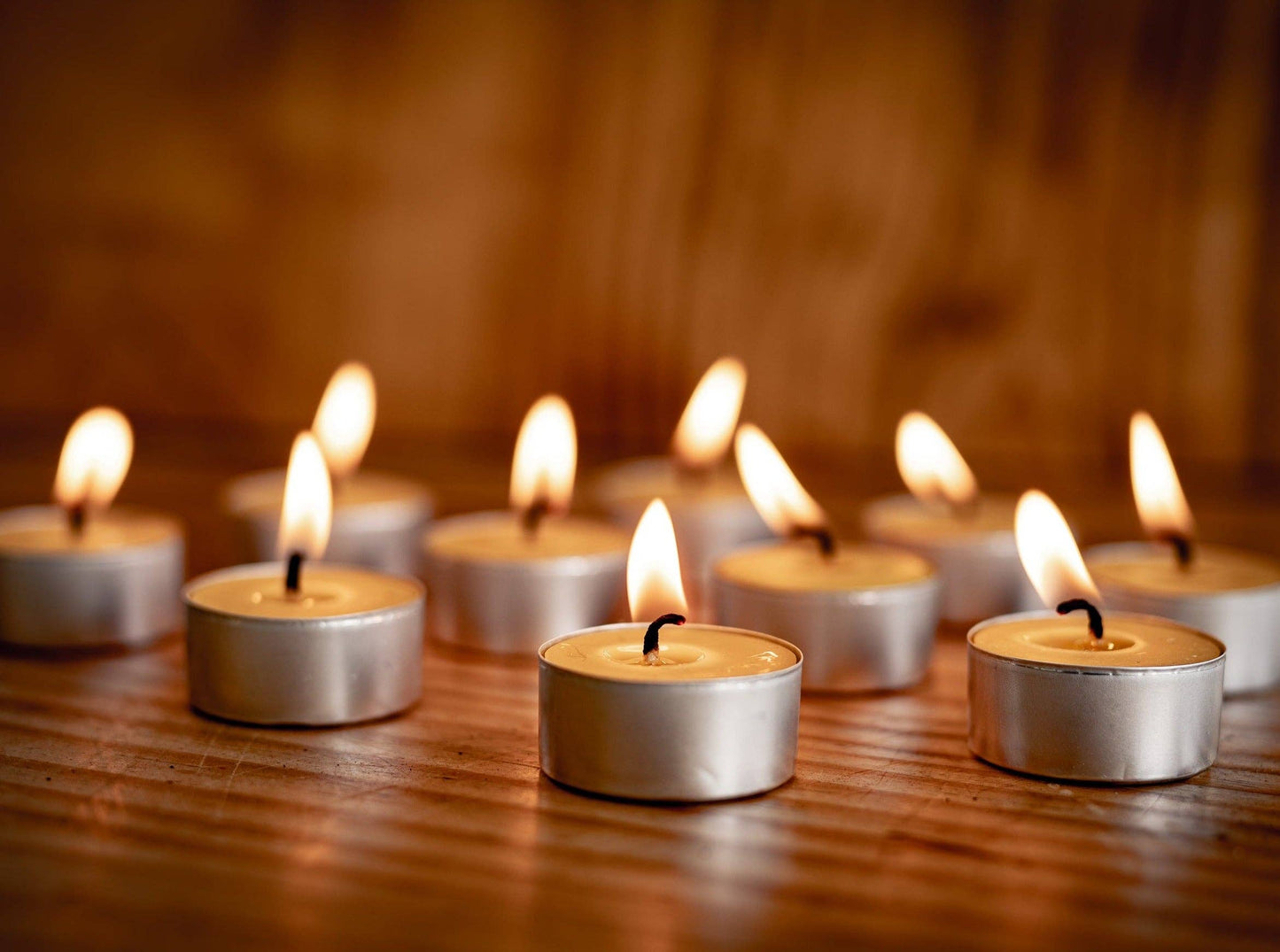 Honey & Glow Beeswax Tealight Candles